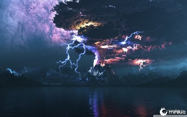 volcano_eruption_lightning-wallpaper-1680x1050