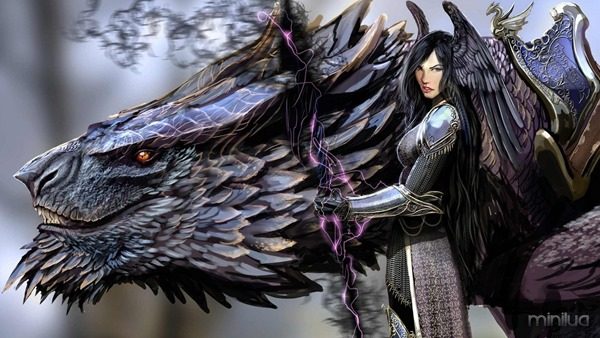 Black-Dragon-Fantasy-HD-Wallpaper